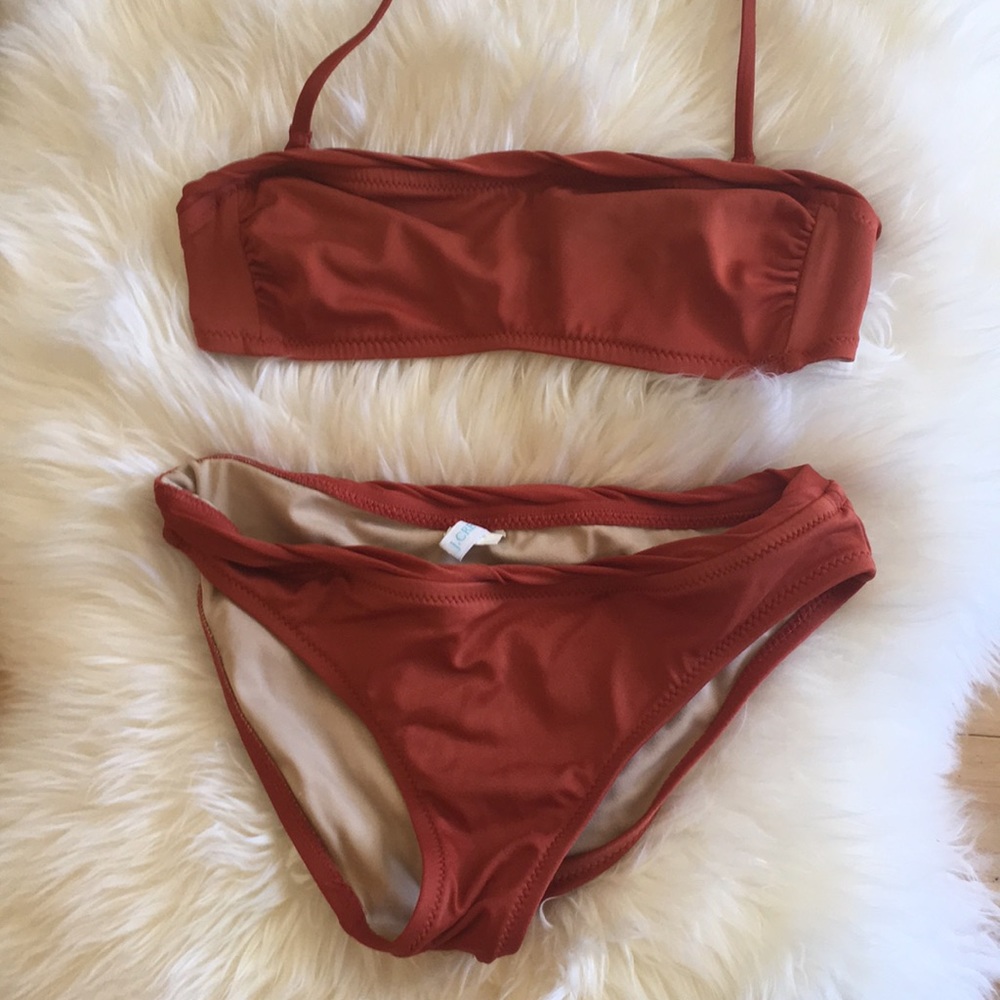 J Crew Bikini XS Bandeau Strapless